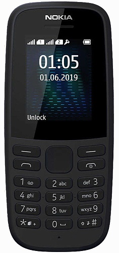 Мобильный телефон Nokia 105 (2019) Dual Sim (Black) UA-UCRF