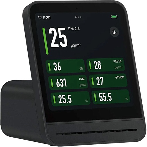 Анализатор качества воздуха Qingping ClearGrass Air Detector Gen 2 Black (CGS2)