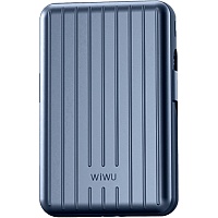 Зовнішній акумулятор WiWU Trunk Series PP03 10000mAh 22.5W Blue (6936686411516) - придбати в Дніпрі, Україні: ціна, характеристики | інтернет-магазин TOUCH