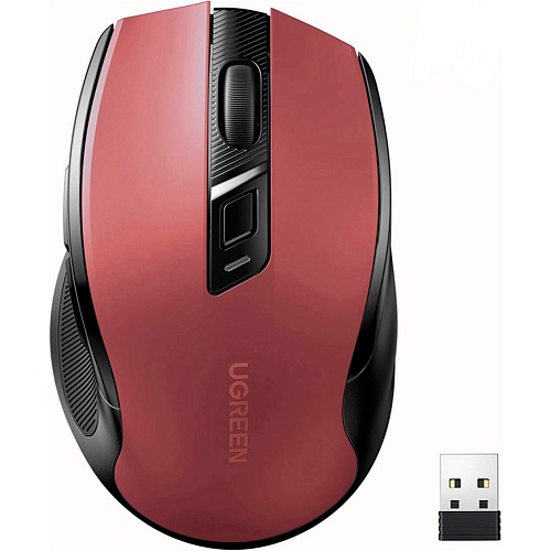 Миша Ugreen MU006 Ergonomic Red (25752) - придбати в Дніпрі, Україні: ціна, характеристики | інтернет-магазин TOUCH
