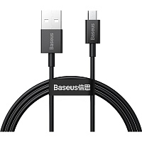 Кабель Baseus Superior Series Fast Charging micro-USB 2A 2m Black (CAMYS-A01)   - придбати в Дніпрі, Україні: ціна, характеристики | інтернет-магазин TOUCH