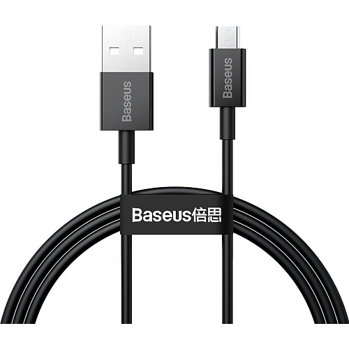 Кабель Baseus Superior Series Fast Charging micro-USB 2A 2m Black (CAMYS-A01)  