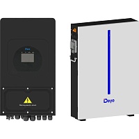 Система хранения энергии Deye SUN-6K-SG03 Black 6kW + АКБ RW-M6.1-B 6.1kWh (51.2V/120Ah/6144Wh)