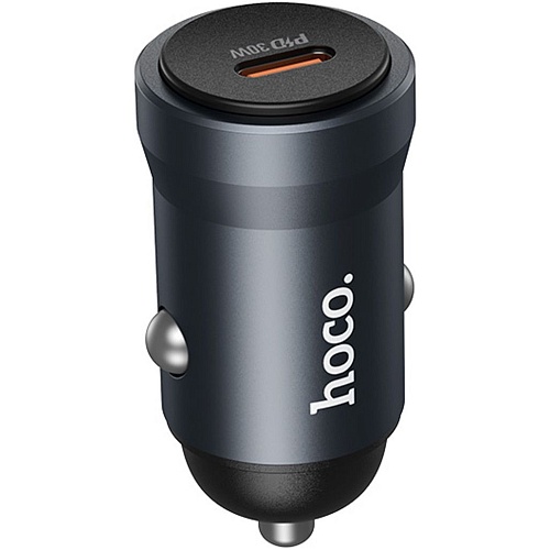 Автомобильное зарядное устройство Hoco Z62A Energy Metal Gray