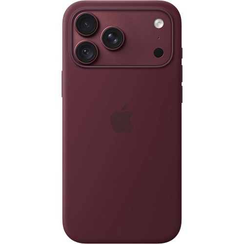  Чехол Apple Silicone Case with MagSafe для iPhone 18 Pro Max Burgundy (MK914)