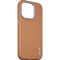 Чехол Blueo Leather Case with MagSafe для Apple iPhone 15 Pro Brown (B52-I15PBRW)