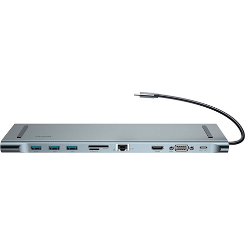 USB-хаб Baseus Enjoyment Series Type-C Notebook HUB Adapter Grey (CATSX-F0G)