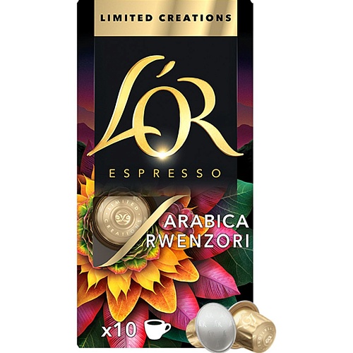 Кофе в капсулах L'or Espresso Arabica Rwenzori Uganda Limited Creations 10шт