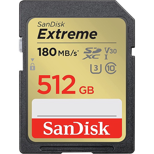 Карта пам'яті SanDisk SDXC Extreme 512GB UHS-I U3 V30 Class 10 (SDSDXVV-512G-GNCIN) - придбати в Дніпрі, Україні: ціна, характеристики | інтернет-магазин TOUCH