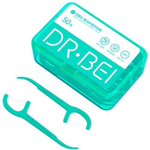 Зубная нить Xiaomi DR.BEI Dental Floss 50шт.