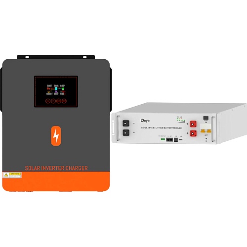 Система зберігання енергії Powmr POW-HVM6.2M-48V-N + АКБ Deye LiFePO4 5120Wh (POW-HVM6.2M-48V-N+SE-G5.1 Pro-B) - придбати в Дніпрі, Україні: ціна, характеристики | інтернет-магазин TOUCH