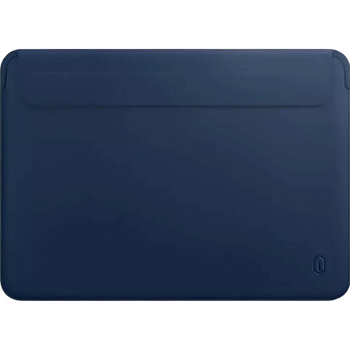 Чехол-карман WiWU Skin Pro II Leather Sleeve для MacBook Air 15" (2023-2025) Navy Blue