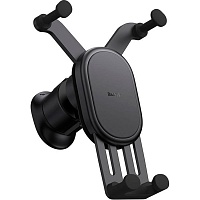 Автодержатель с беспроводной зарядкой Baseus Stable Gravitational Wireless Charging Car Mount Pro Black (SUWX030001)