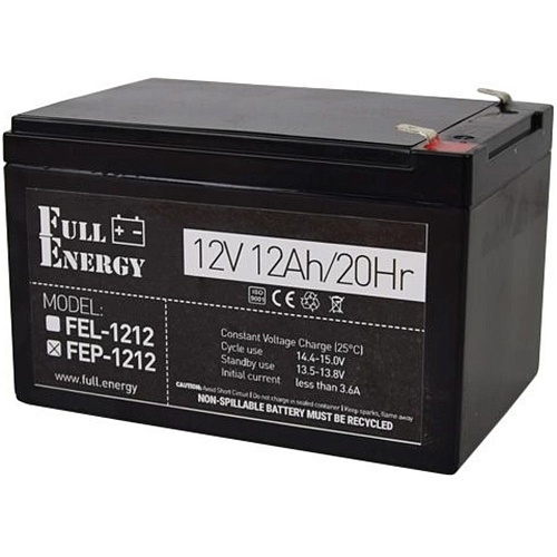 Аккумулятор Full Energy FEP-1212 AGM 12V (12V/12Ah/144Wh)