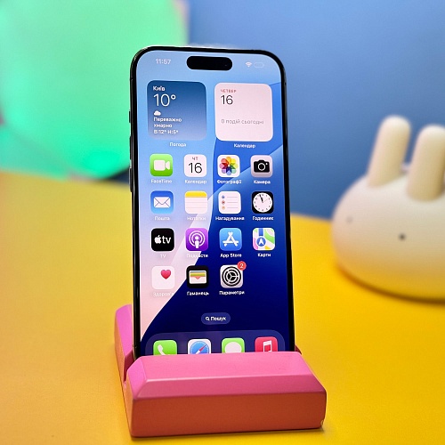 Смартфон Apple iPhone 15 Pro 128GB Blue Titanium eSim (2940) Б/У