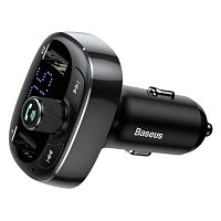 FM-трансмітер Baseus T typed Wireless MP3 Сharger Black (CCALL-TM01) - придбати в Дніпрі, Україні: ціна, характеристики | інтернет-магазин TOUCH