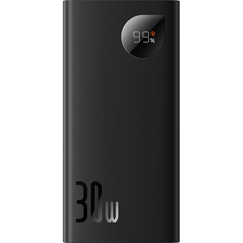 Внешний аккумулятор Baseus Adaman2 Digital Display Fast Charge Power Bank 10000 mAh 30W Black (PPAD040001)