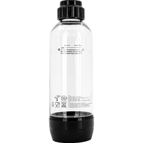 Бутылка для газирования воды Soda@Home Ventum 1L Black