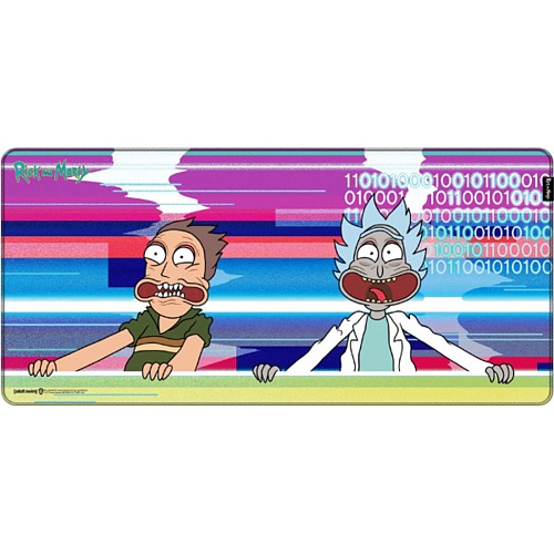 Коврик для мыши Warner Brothers Rick and Morty Glitched XL (FWBMPRIMOR24003XL)