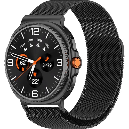 Ремешок ArmorStandart Milanese Magnetic для Samsung Galaxy Watch 8/8 Classic 20x113 mm Black (ARM87358)