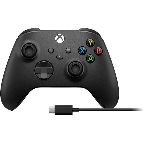Геймпад Microsoft Xbox Series X/S Wireless Controller Carbon Black + USB Cable (XOA-0010) Уценка