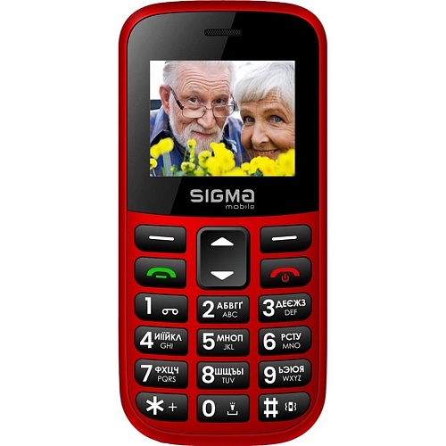 Мобильный телефон Sigma mobile Comfort 50 Easy Red (4827798585221) UA-UCRF