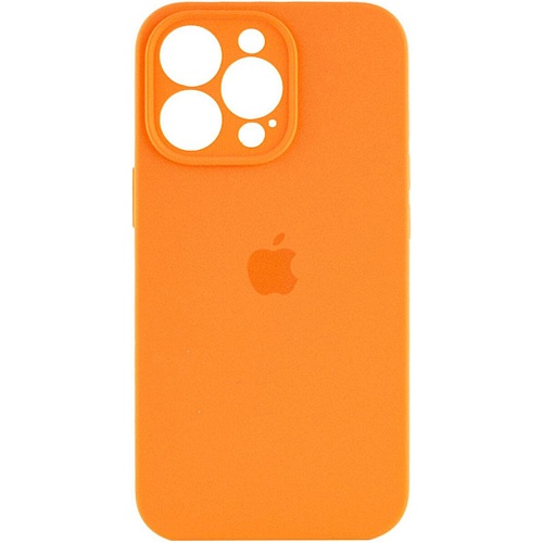 Чехол Silicone Case Camera Protect для Apple iPhone 16 Pro Max Orange AA