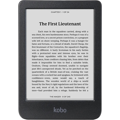 Электронная книга Kobo Clara Colour Black (N367-KU-BK-K-CK)