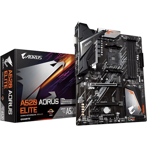 Материнська плата AORUS Elite A520 - придбати в Дніпрі, Україні: ціна, характеристики | інтернет-магазин TOUCH