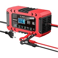 Зарядний пристрій Foxsur FBC1206F Red - придбати в Дніпрі, Україні: ціна, характеристики | інтернет-магазин TOUCH