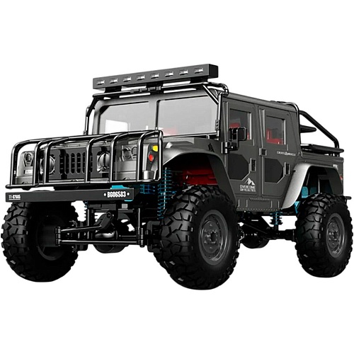 Машинка на радиоуправлении JJRC Hummer H1 1:12 4WD Off-Road Vehicle Dark Grey