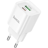 Мережевий зарядний пристрій Hoco C147A Charm PD20W+QC3.0 White (6942007630276) - придбати в Дніпрі, Україні: ціна, характеристики | інтернет-магазин TOUCH