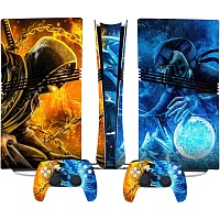 Наклейки для консоли DK Console Skin Sticker для PS5 Pro Digital (0118)