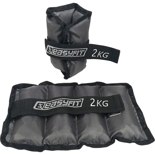 Утяжелители для ног и рук EasyFit Metal 2 kg (EF-AWTМ-200)
