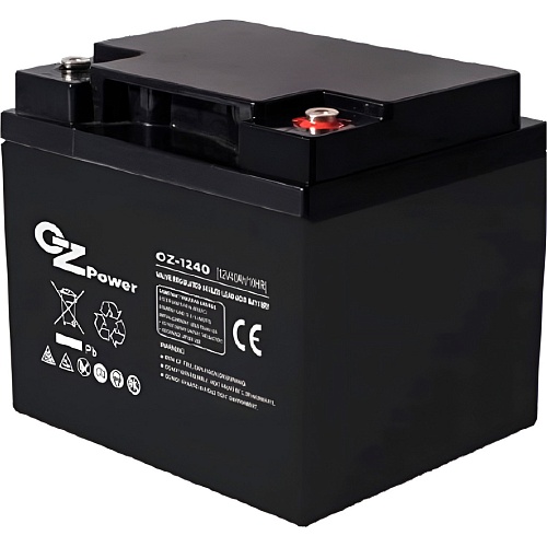 Акумулятор OZ Power AGM 12V (12V/40Ah/480Wh) (OZ12V040) - придбати в Дніпрі, Україні: ціна, характеристики | інтернет-магазин TOUCH