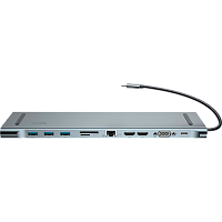 USB-хаб Baseus Enjoyment Series Type-C Notebook HUB Adapter Dark Gray (CATSX-G0G)