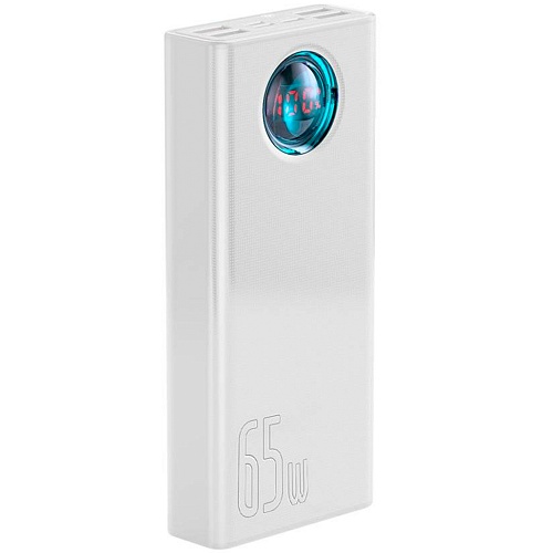 Внешний аккумулятор Baseus Amblight Digital Display Quick Charge 65W 30000mAh (PPLG-A02) White