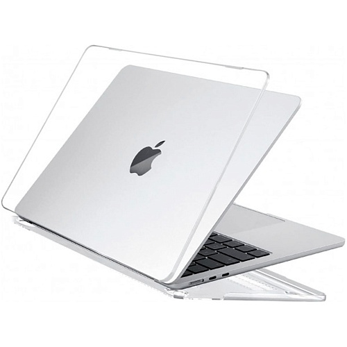 Пластиковая накладка (верх и низ) HardShell Case для Apple MacBook Air 15.3'' M2 A2941 2023 Crystal Transparent Витрина