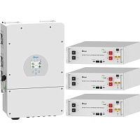 Система хранения энергии Deye SUN-10K-SG02LP1-EU-AM3 10kW + 3 АКБ SE-G5.1 Pro-B 15.36 kWh (51.2V/100Ah/5120Wh)