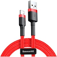 Кабель Baseus Cafule Lightning to USB-А 2m Red (CALKLF-C09) - придбати в Дніпрі, Україні: ціна, характеристики | інтернет-магазин TOUCH