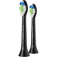 Насадка для зубной щетки Philips Sonicare W2 Optimal White HX6062/88 Black 2шт