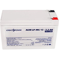Аккумулятор LogicPower Silver AGM-MG 12V (12V/7.2Ah/86Wh) (2328)