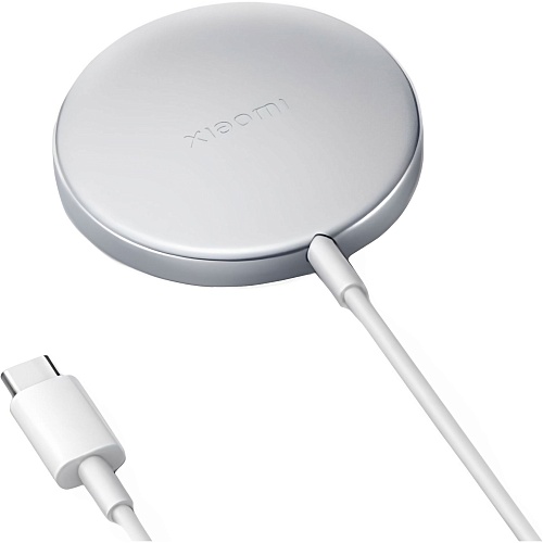 Беспроводное зарядное устройство Xiaomi Magnetic Wireless Charger 30W Silver (MDY-17-EY)