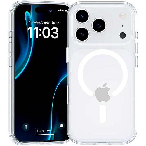 Чехол Benks Crystal Case with MagSafe для Apple iPhone 17 Pro Transparent