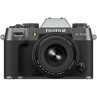 Беззеркальный фотоаппарат Fujifilm X-T50 Kit XF 16-50mm f/2.8-4.8 R LM WR Charcoal Silver (16828650)