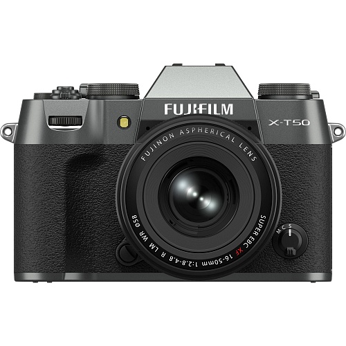 Беззеркальный фотоаппарат Fujifilm X-T50 Kit XF 16-50mm f/2.8-4.8 R LM WR Charcoal Silver (16828650)