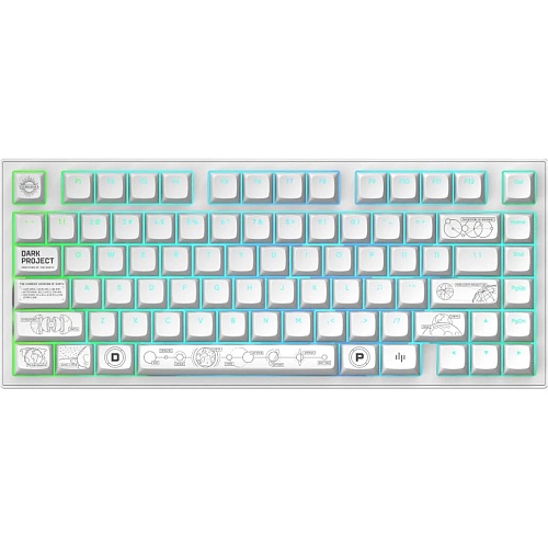 Клавиатура Dark Project ALU81 Terra Nova ENG/UA White (DPKB_NOVA_81_ANSI_WHITE_UA)