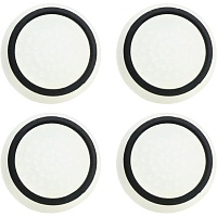 Накладки на стики Thumb Grips 4-pack для PS4/PS5/Xbox White Black