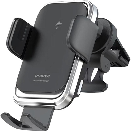 Автодержатель с беспроводной зарядкой Proove Nitro Charge 15W Dark Gray (WHNC15002001)