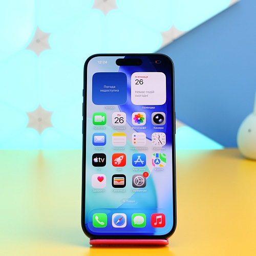 Смартфон Apple iPhone 15 Pro 128GB Blue Titanium (MTV03) Б/У - придбати в Дніпрі, Україні: ціна, характеристики | інтернет-магазин TOUCH